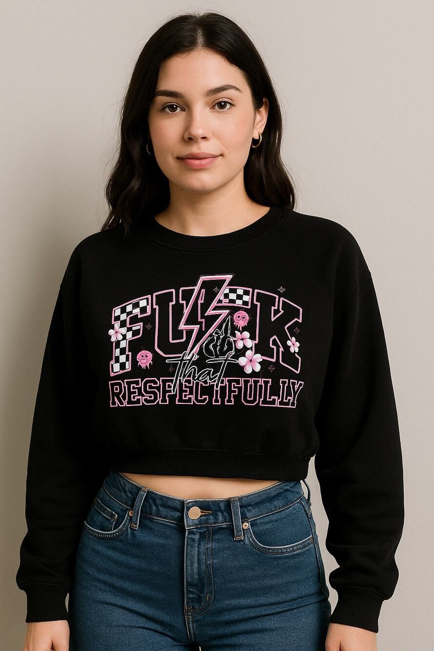 Sassy Long Sleeve half top Sweatshirt size Small